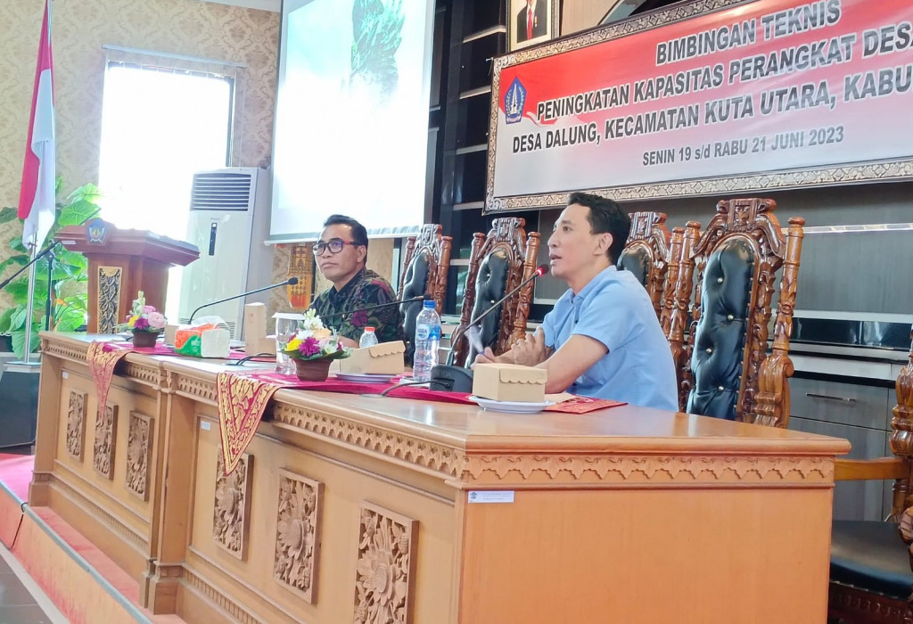 Hari Kedua Bimbingan Teknis Peningkatan Kapasitas Perangkat Desa dan Staf Desa Dalung